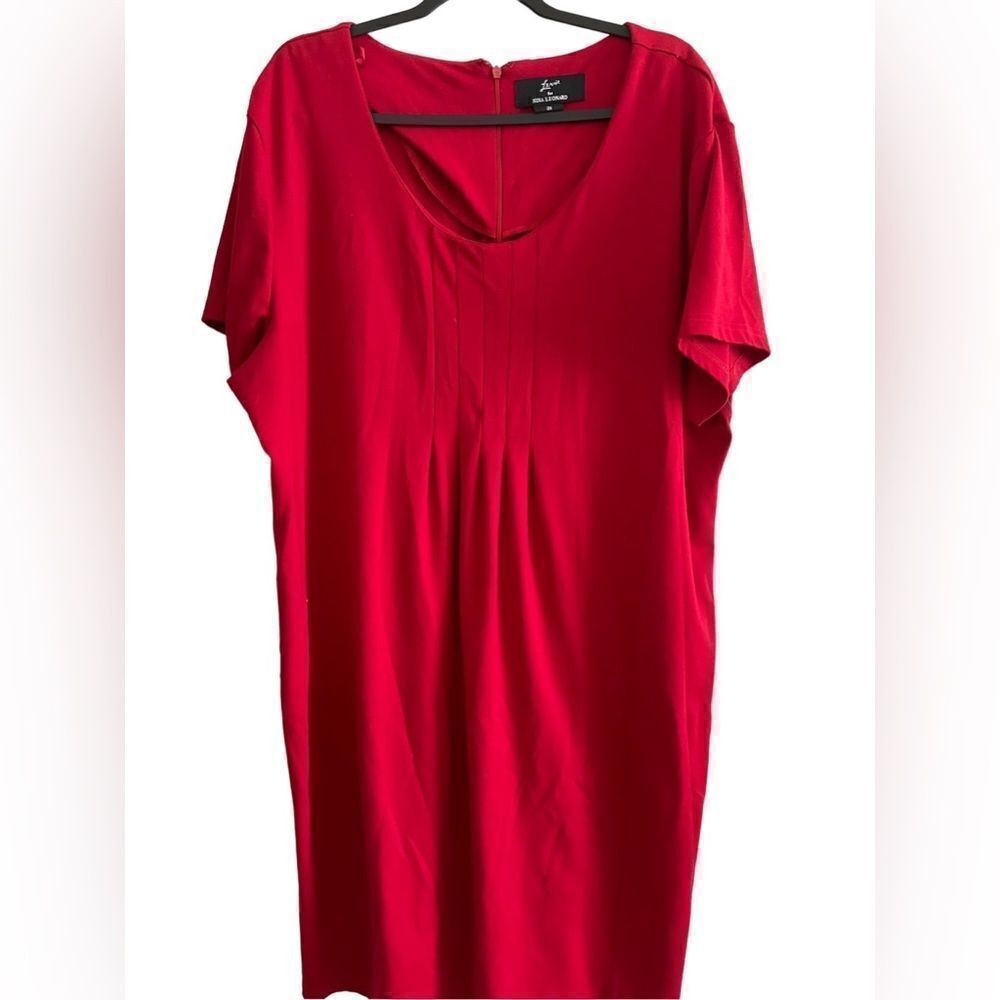 "Lennie" for Nina Leonard, Mini/Midi Box Dress, Size 2x
